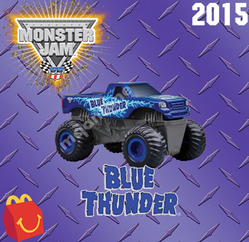 McDonald's 2015 MONSTER JAM 4x4 TRUCK Lifted Lift Trucks YOUR Toy CHOICE - Picture 9 of 17
