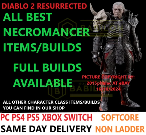 ✅PC PS4 PS5 XBOX SWITCH✅ NECRO ALL BEST ITEMS BUILD DIABLO 2 RESURRECTED D2R