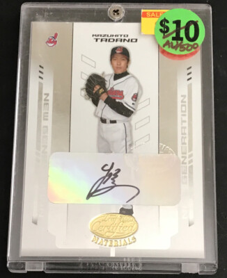 2004 Leaf Certified #300 Kazuhito Tadano Rookie Autograph #d 213/500 (RC)