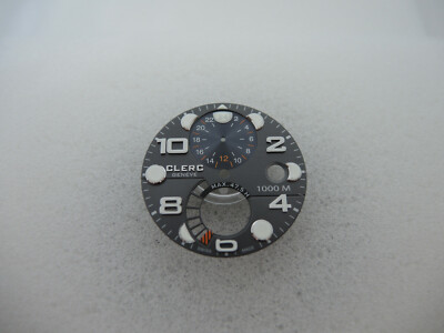 CLERC Hydroscaph GMT 1000 M Zifferblatt, Power Reserve, watch dial
