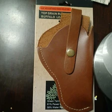 Saddle Mate 6.5" Adj. Holster Top Grain Rugged Buffalo Leather Side Holster G19+