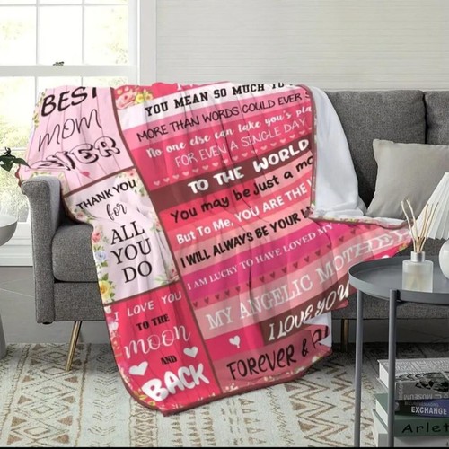 Cozy Blanket, Gift For Mom, Birthday, Valentines, Christmas , Mother’s Day Gift. - Picture 2 of 6
