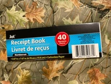 Sales Order Receipt  Book Carbonless  40 Sets Duplicate Copy  NEW