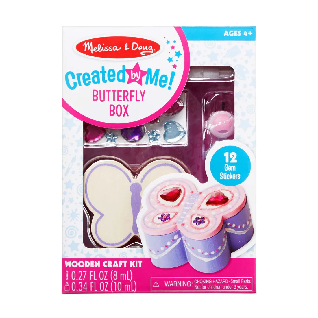 Created by Me! Butterfly Box Wooden Craft Kit - Melissa & Doug 18853