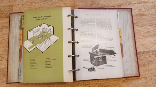 Vintage 1951 Better Homes And Gardens Handyman's Book, Ring Binder - Picture 15 of 18