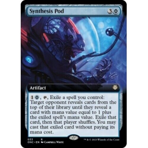 Synthesis Pod (extended Art) X4 M/NM MTG Phyrexia: All Will Be One: Commander - Picture 1 of 1