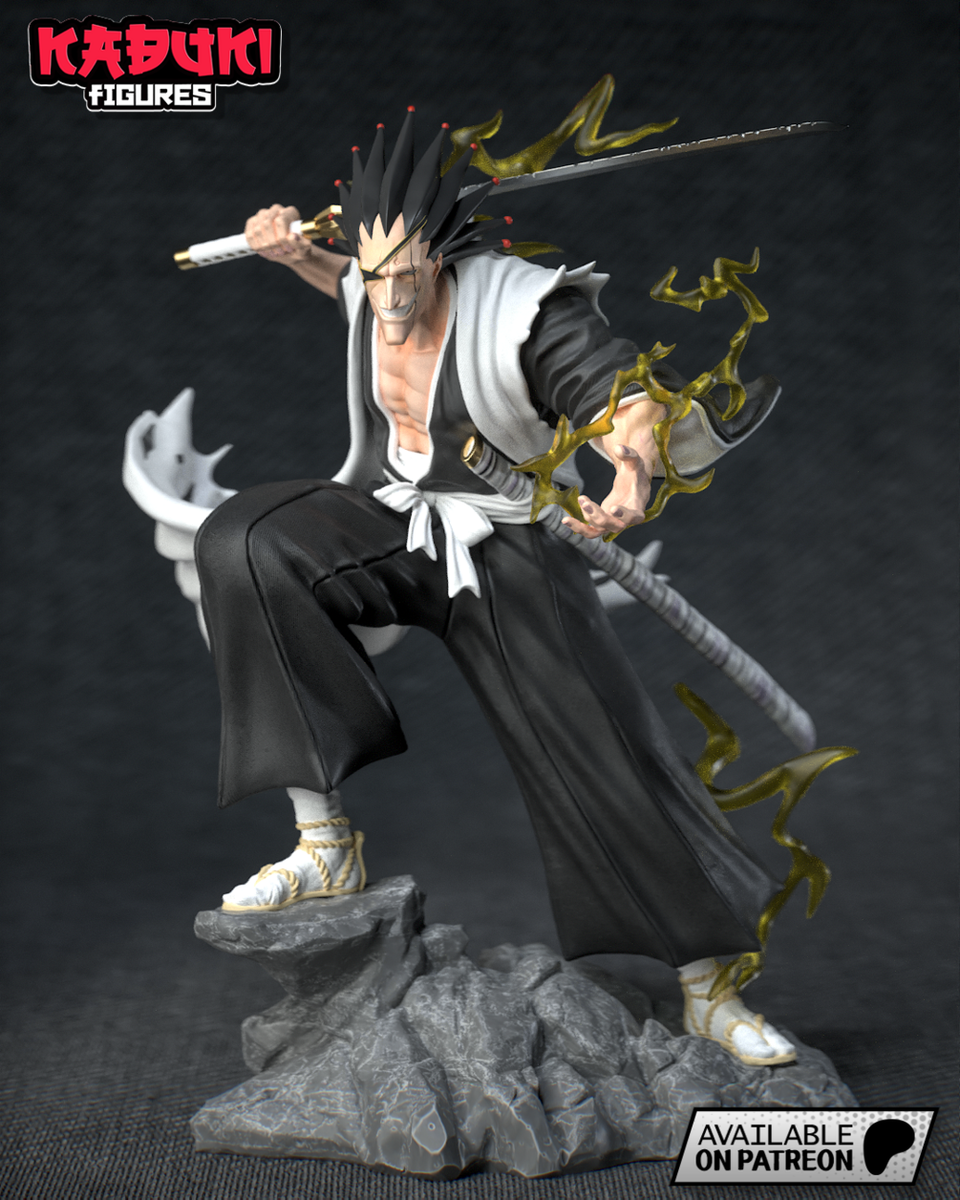 Zaraki Kenpachi Resin Figure / Statue various sizes | eBay
