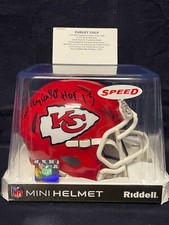 CURLEY CULP Kansas City Chiefs Signed Mini Helmet Tristar Authentic COA