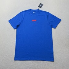 Image of Castore Glasgow Rangers T-Shirt Mens Medium Blue Football Sports Top FC NWT
