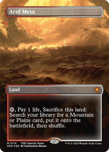 PSA 10 TARKIR: DRAGONSTORM SPECIAL GUESTS #114 ARID MESA DRAGON
