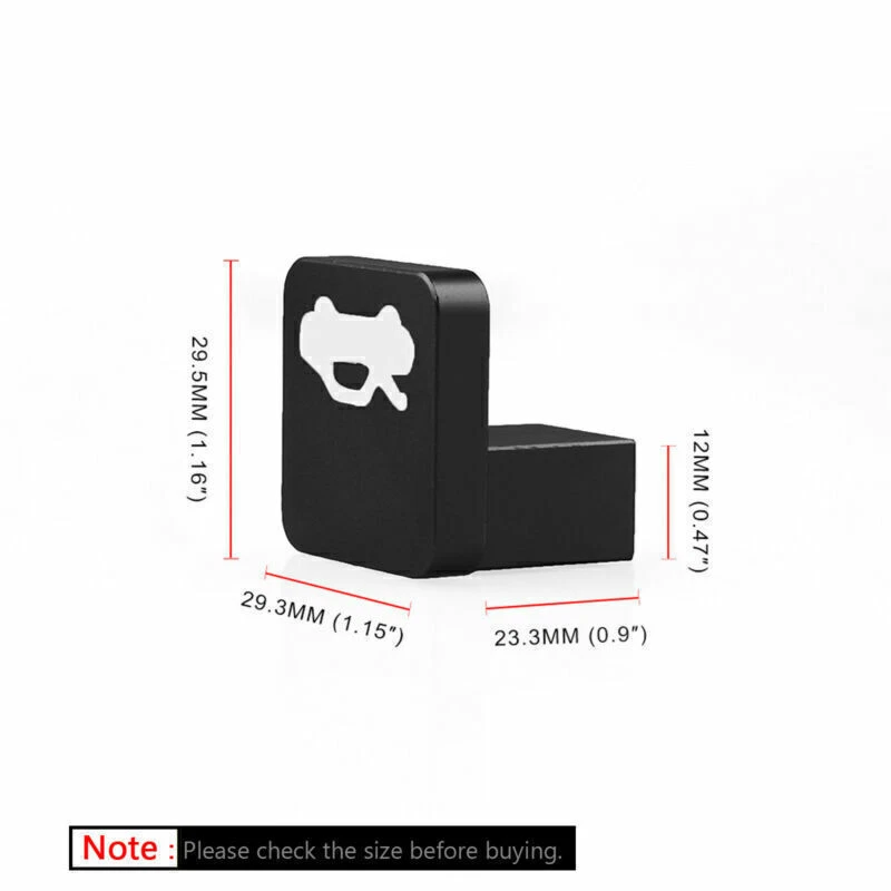 Hood Release Latch Handle Repair Kit Aluminum Black For Honda Civic 1996-2011 H0 Foto 2 de 4