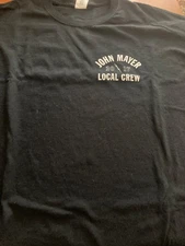 JOHN MAYER 2017 LOCAL CREW TEE THE SEARCH FOR EVERYTHING WORLD TOUR USED AT SHOW