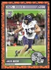 Jack Bech 2025 Score-A-Treat Las Vegas Raiders #63 Near Mint or Better