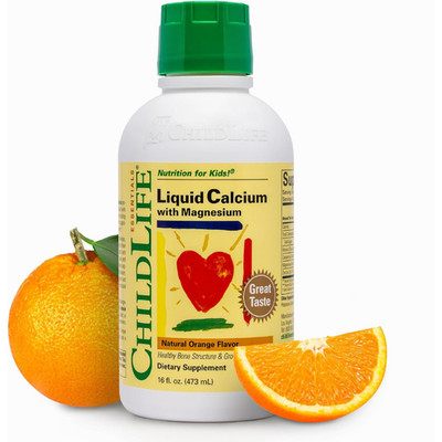 Childlife Essential Calcium mit Magnesium, Orangengeschmack, 473 ml