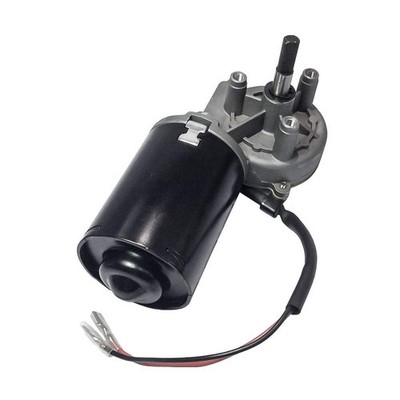 High Torque PMDC Worm Geared Motor 12V Reversible 50 RPM (Right Gear-Box) with D