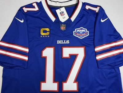 XL Gold NFL Shield MVP Farewell Josh Allen #17 Vapor FUSE Jersey