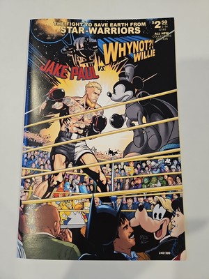 JAKE PAUL VS WHYNOT WILLIE STAR WARRIORS WRAPAROUND COVER LTD 250/300