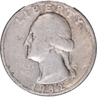 1932-S 25c Washington Silver Quarter - Key Date ~ VG