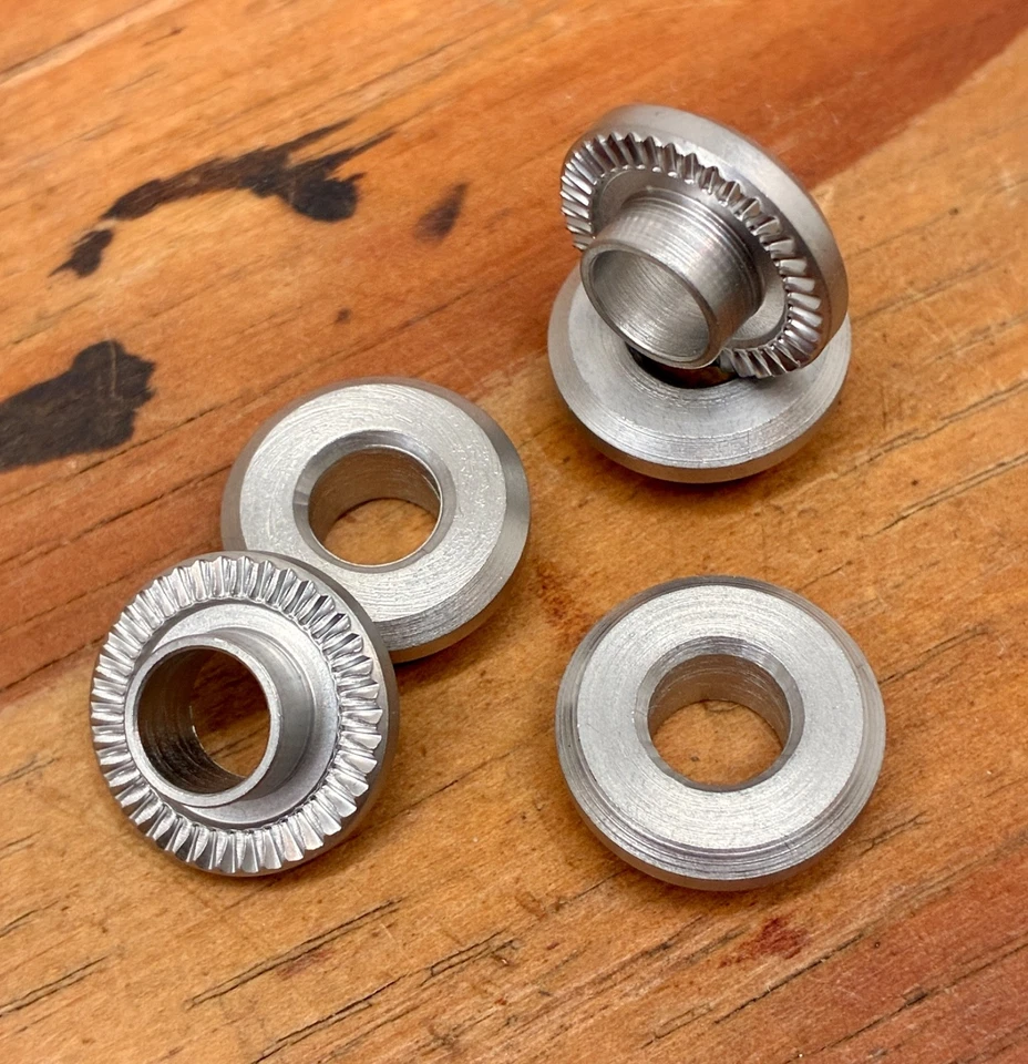 Nuevas arandelas de repuesto de buje trasero Phil Wood de acero inoxidable hechas en California Foto 2 de 2