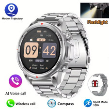 GPS Motion Trajectory Smart Watch for Men LED Lighting 
