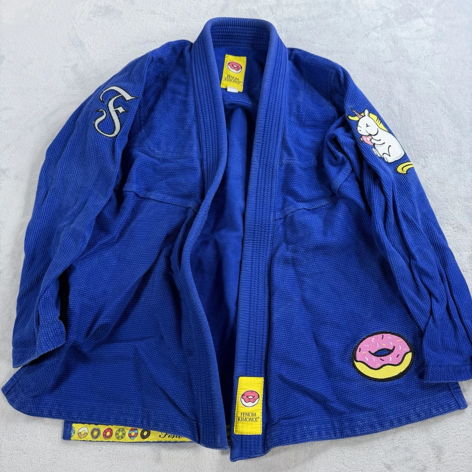 Fenom Kimonos GI Talla A2 Unicornio Donut Jiu Jitsu BJJ Brasileño MMA Artes Marciales Foto 2 de 4