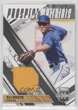 2019 Panini Elite Extra Edition Prospect Materials Black Eli White #PM-EL 12g7