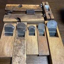 Carpenter Tools Plane Set Vintage Hand Planes for Woodworking Craft Arts