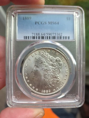 1889 Morgan Silver Dollar PCGS MS 64 47