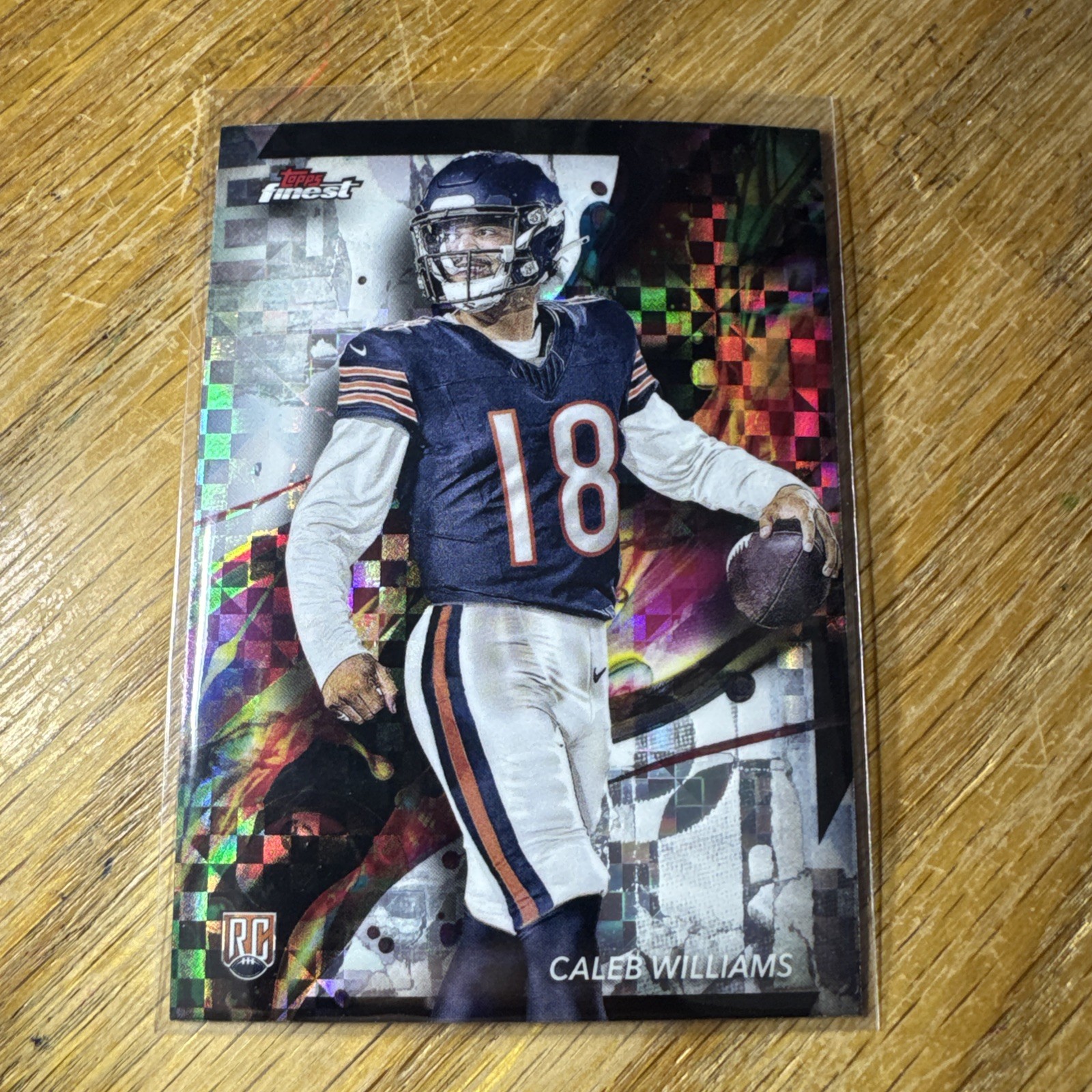 2024 Topps Finest Caleb Williams Checkerboard Refractor #61 Common RC CD2