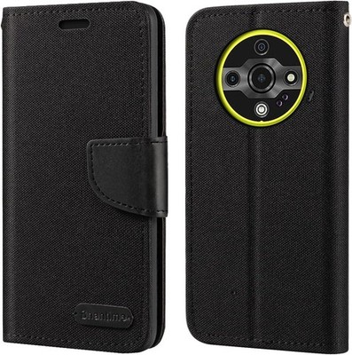 Oxford Stoff und PU Leder Flip Handyhülle Kompatibel mit Ulefone Armor X31 Pro,