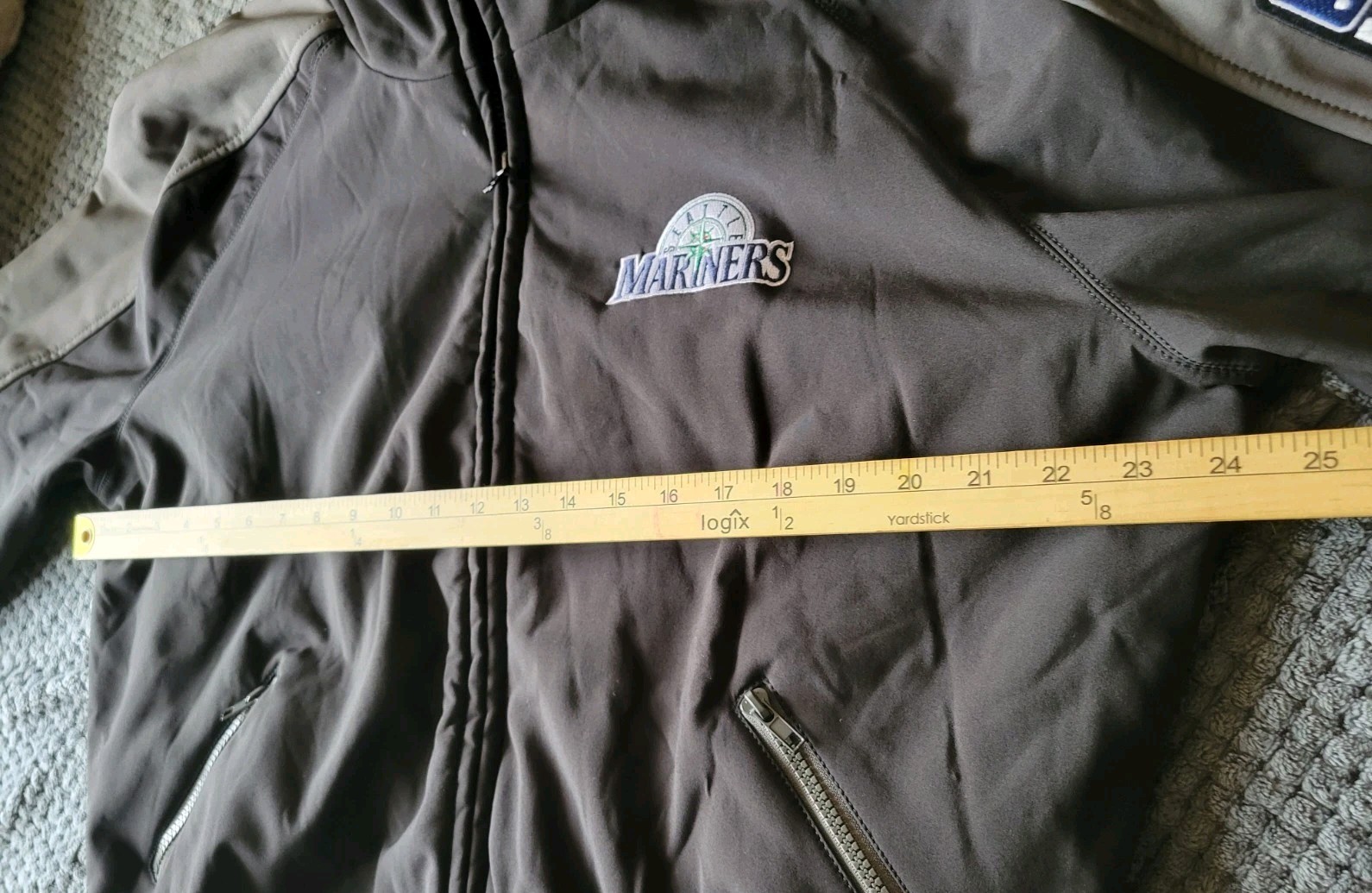 Seattle Mariners Bomber Jacket Microfiber Mens La… - image 10