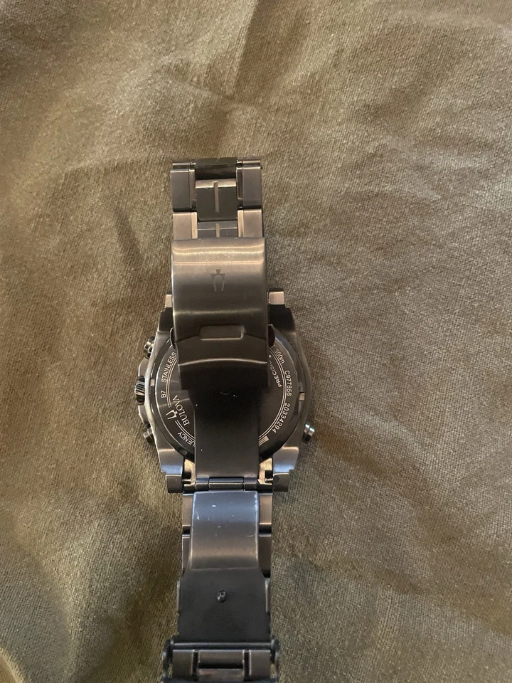 Reloj Hombre Bulova Precisionist Cronógrafo Acero Inoxidable Cuarzo 98B229 Foto 3 de 4