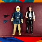 Lot Kenner Star Wars 1980 Hoth Han Solo & 1977 Han Solo w/ Blaster Pistols VTG