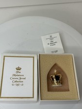 The Miniature Crown Jewel Collection The St. Edward's Crown Gold Plated 1.25&rdquo;