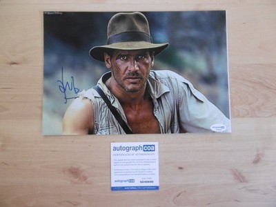Harrison Ford ''Indiana Jones'' Autogramm signed 20x30 cm Foto ACOA