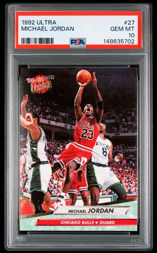 1992 FLEER ULTRA #27 MICHAEL JORDAN PSA 10 GEM MINT NEW CASE!