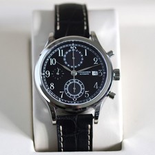 LONGINES Heritage Classic Black Dial Chronographh Watch L28154530