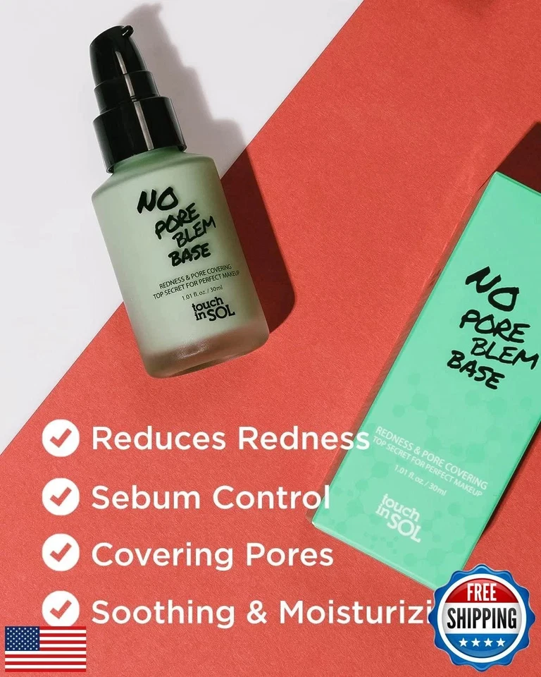 TOUCH IN SOL Icy Sherbet Primer + Redness Correcting Base Set - Silicone Free - Image 4 of 4