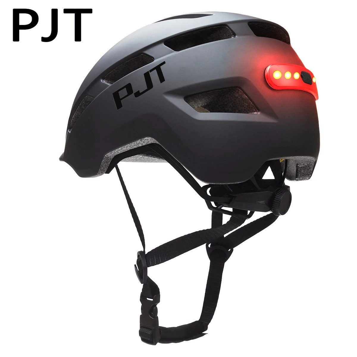Casque de vélo avec feu arrière USB sécurité sport protection tête LED homme femme