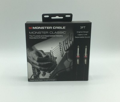 Monster CLAS-I-3WW 3 Fuß gerade Prolink Instrumentenkabel 1/4'' Stecker Stecker 600642-00