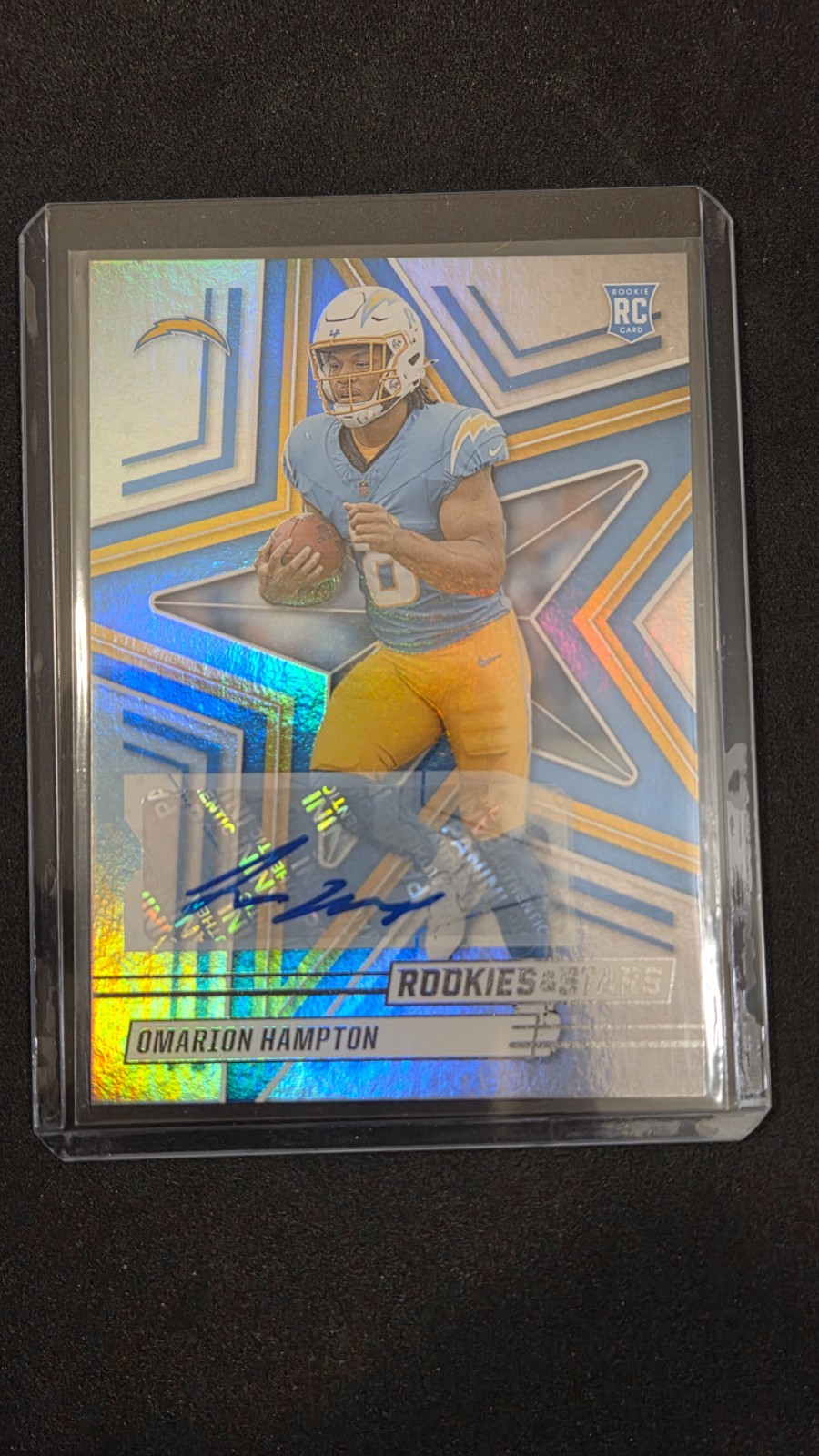 2025 Panini Rookies & Stars - Omarion Hampton Silver Rookie Signatures (RC)