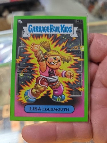 2024 Topps GPK Green Day Garbage Pail Kids - Lisa Loudmouth GREEN 26B