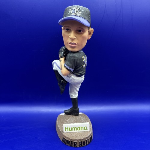 RARE Louisville Bats Cincinnati Reds Oakland A's Homer Bailey SGA 7" Bobblehead
