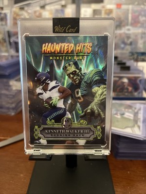 Wild Card Haunted Hits Monster Hunt Kenneth Walker III Jersey 2025 4/5 Seahawks