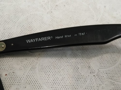 Vintage Ray-Ban WAYFARER RB 2140 901 50•22 3N Nero Lucido Classico (LEGGI) - Foto 3 di 11