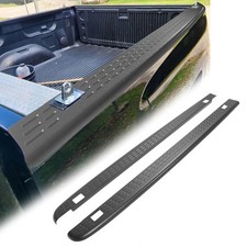 6'6" Truck Bed Rail Caps Cover Compatible with 2007-2014 Chevy Chevrolet Silv...