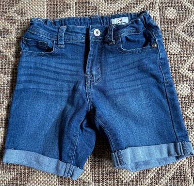 AG Adriano Goldschmied Kids Size 3T Adjustable Waist Rolled Hem Jean Shorts EC