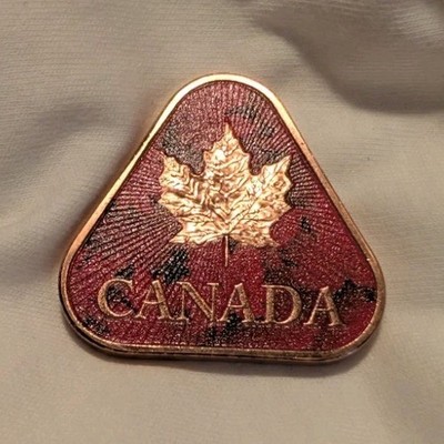 Canadian 1 Ounce .999 Copper Triangular Colorized Round