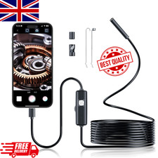 7.0MM TYPE-C Endoscope Camera IP67 Waterproof 6 LEDs Adjustable USB Android UK