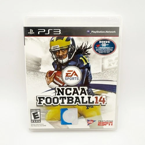 NCAA Football 14 (Sony PlayStation 3) PS3 Disc With Box No Manual